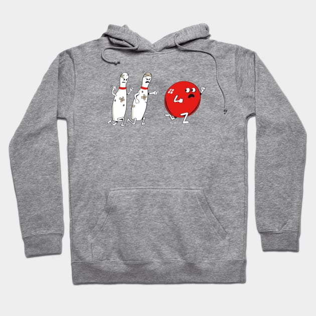 Ten Pins Turn the Tables Hoodie by beard0